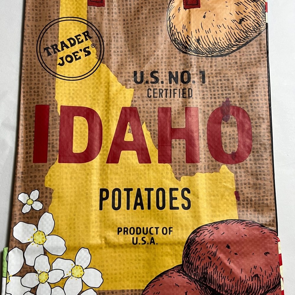 TradeR Joe’s 2 - IDAHO reusable shopping totes /bags NEW